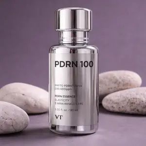 VT PDRN 100 Essence is a concentrated Korean skincare essence designed to improve the appearance of wrinkles and support skin elasticity.