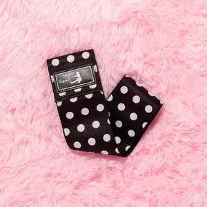 BLACK POLKA DOT GLUTE BAND