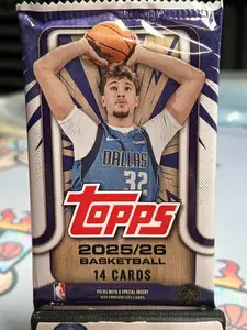 3 (THREE) Packs of 2025-26 Topps NBA Flagship Collection Retail
