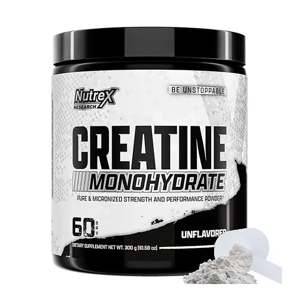 Creatine Monohydrate Powder, Unflavored 5g Micronized Creatine, Gluten-Free, 60 Servings, Muscle Strength & Performance Support