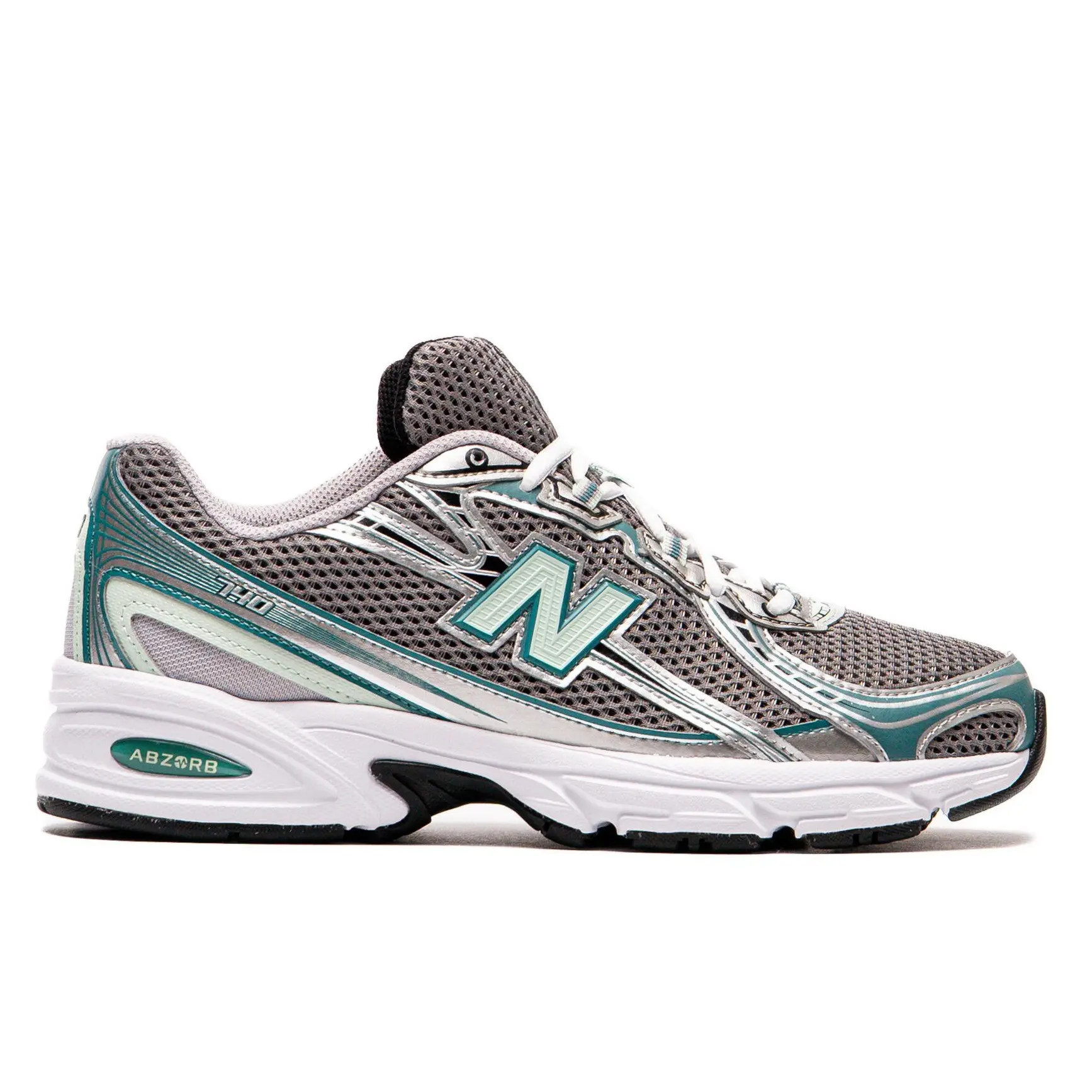 New Balance 740v2 Silver Metallic New Spruce U740NC2 Men's Fashion Sneaker New