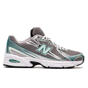 New Balance 740v2 Silver Metallic New Spruce U740NC2 Men's Fashion Sneaker New