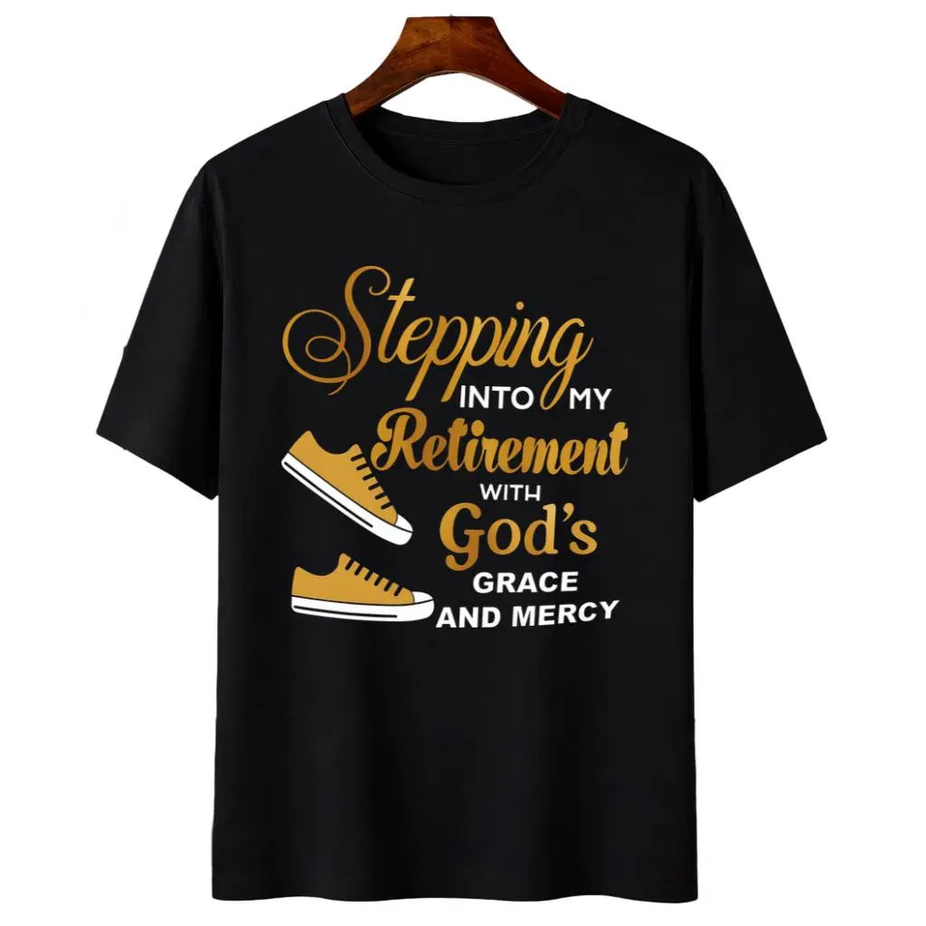 Unisex Retirement Graphic Cotton T‑Shirt, Classic Crew Neck Short‑Sleeve Casual Breathable Soft Fit Top