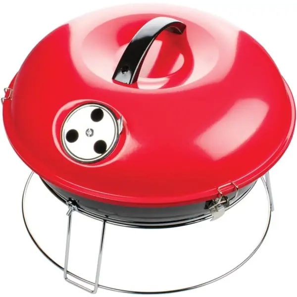 Brentwood Appliances BB-1400R 14 in. Portable Charcoal Grill, Red