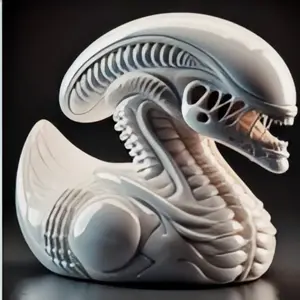 Unique Resin Duck Figurine Statue, Decorative Figurines, Resin Animal Sculptures, Decorative Craft Ornament for Home Office Desktop Statue Desk Decoration, Perfect Gift Idea for Animal Lovers