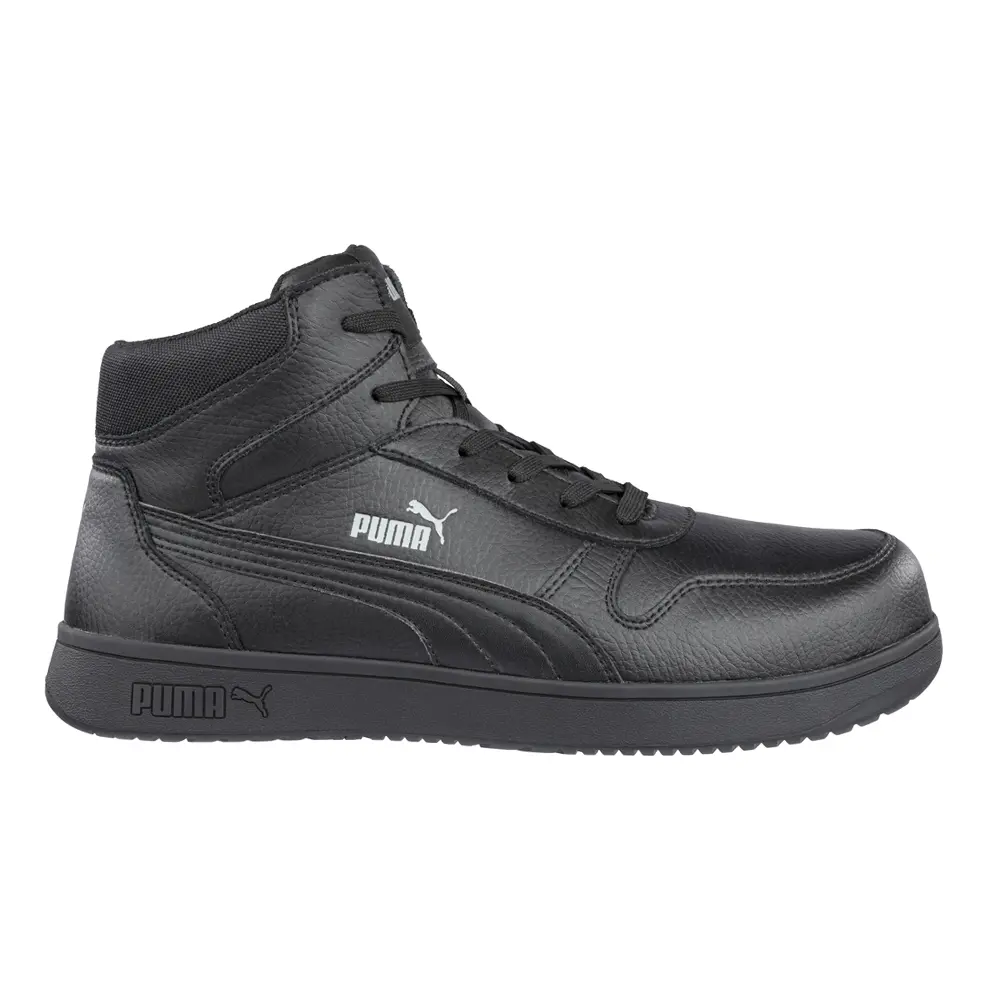 PUMA Safety Mens Frontcourt Mid Electrical Hazard Composite Toe  Work/Duty - Black