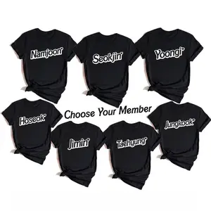 OT7 Bias Tee, Bangtan Member Unisex Shirt, Music Tour Shirt, K-Pop Fan Gift