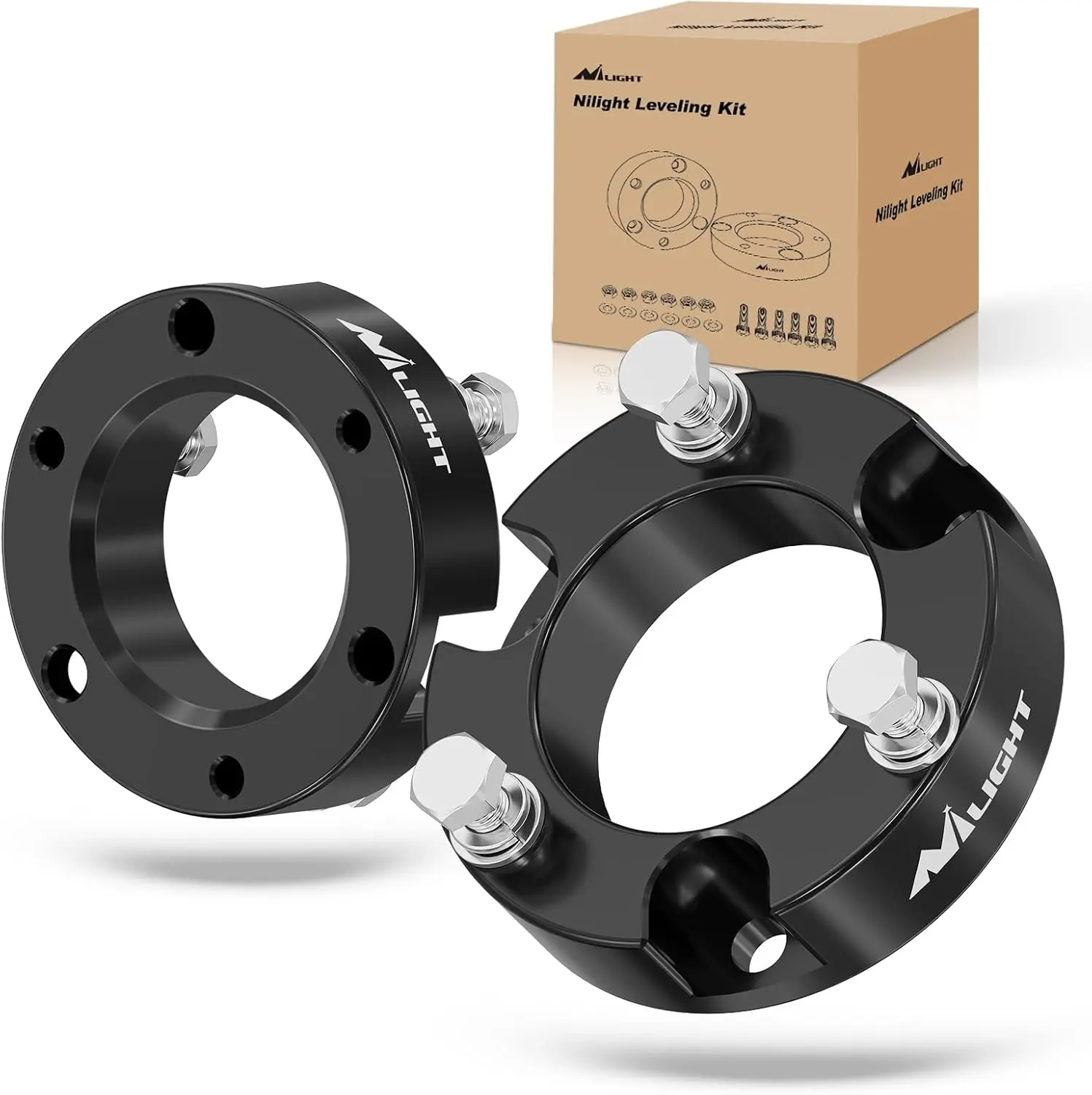 Nilight 2.5''Leveling Lift Kits for 2005-2023 Tacoma/2003-2023 4Runner/2007-2015 FJ Cruiser 2WD 4WD 2004 2005 2006 2007 2008 2009 2010 2011 2012 2013 2014 2015 2016 2017 2018 2019 2020 2021 2022 2023, Vehicle