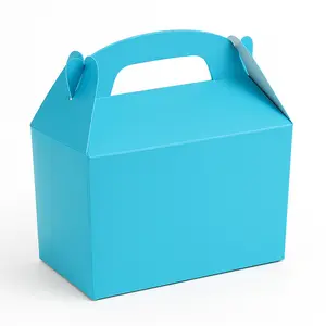Vibrant Blue Gable Box for Party Favors