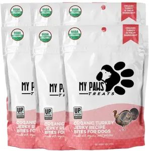 Organic Turkey Jerky Recipe Bites - Pack of Six