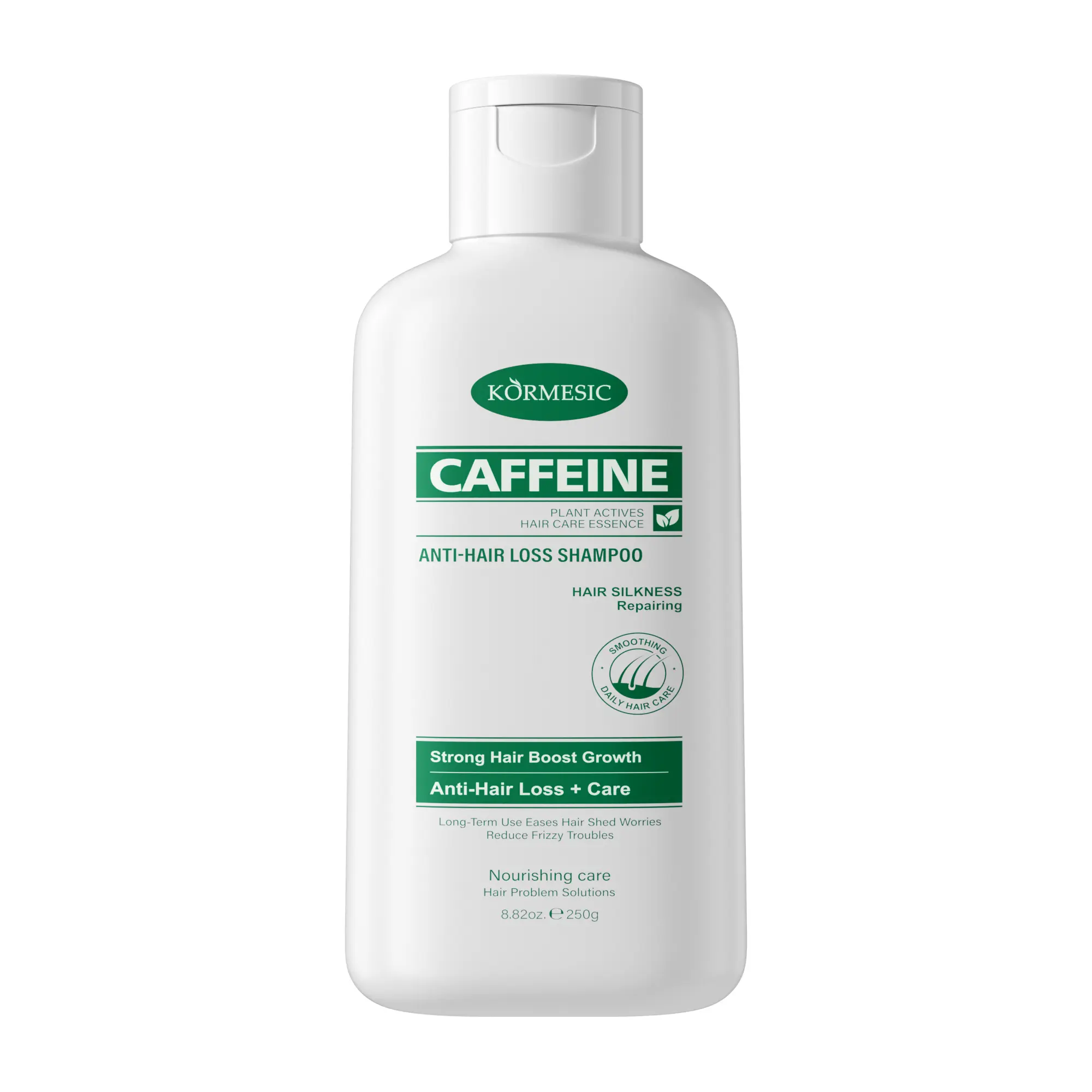 [NEW] KORMESIC Caffeine Hair Thickening Anti Shedding Shampoo | Activate Hair Follicles, Strengthen Roots & Repair Split Ends | Natural Ginger Ginseng Extract, Biotin Nourishing Scalp Shampoo
