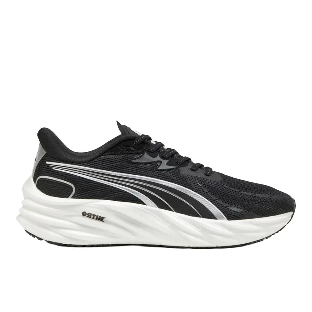 PUMA Mens Velocity Nitro 4 Running Sneakers Shoes - Black
