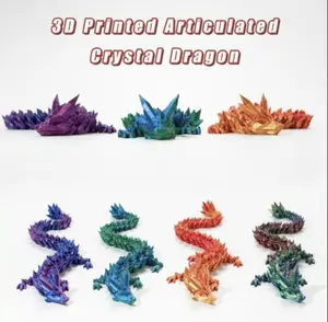 3D Dragon Egg Ornament Creative Laser Engraving Dinosaur with Egg Spring Design Figurine Stuffing Easter Eggs Easter Gifts New Year Gifts Random Ombre Colors No Warranty Decor Print Decoration Artistic Green