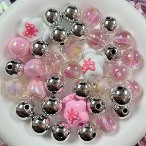 Designed DIY Beads and Crafts for Pen and Keychain & Jewelry Accessories - Colorful Charms for Phone Cases & Craft