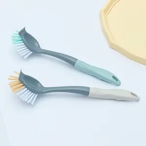 1PC Hanging type non greasy long handle pot washing brush, stove brush, cleaning brush, Cleaning Supplies