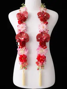 Handmade Flower Lei Graduation Sash –  Ribbon Stole Gift