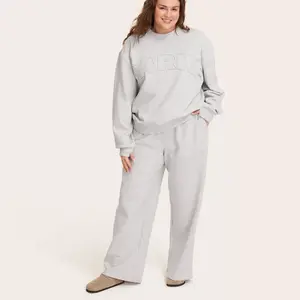 Women's High-Rise Boxer Sweatpants - Parke Heather Gray 4X