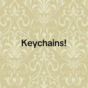 Keychains - All Shapes, Color, and Sizes - Assorted Designs in Various Colors