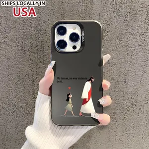 Case for iPhone 16 Pro Max 15 Plus 14 13 12 11 XS XR E Faith Follows Inspirational Aesthetic Pattern Matte Shockproof Anti-Scratch Stylish Smartphone Protector Cover