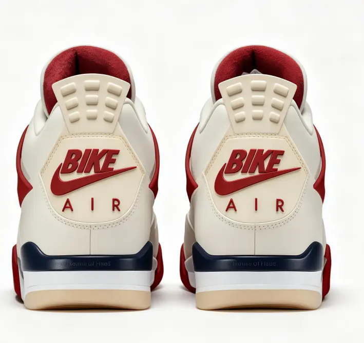Unisex Retro Mid‑Top Basketball Sneakers Cream Red Navy Classic Leather Fashion Shoes Cushioned Street Sports Trainers For Men Women Daily Streetwear