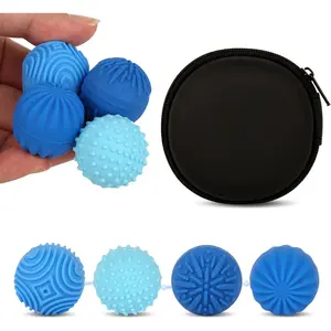 Silicone Magnetic Balls - 4PCS Sensory Stress Fidget Toys for Adults & Teens, Anxiety ADHD Autism Relief Items, Office Desk Toy, Gifts for Women Men, Easter Basket Stuffers & Gifts for TeensUGGI