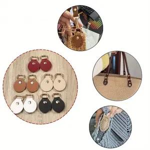 Hand-Stitched D-Type Hook Ears, Universal Fit for All Bags, Compatible Parts, DIY Bag Accessories, 2 Pieces Set