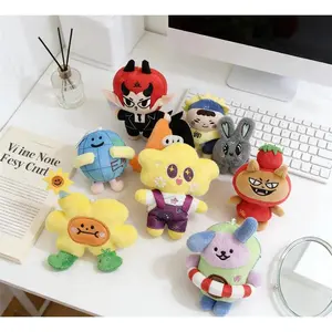 Thailand GMMTV CP Plush Keychain Cartoon Cute Filling PP Cotton Pendant JAIDEE BABII WIN ForceBook AouBoom Fans Colletion Gift