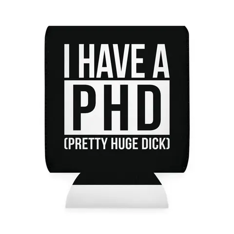I have a PHD Can sleeve beer holder Coolie Cup Drink Drinkware Cup Holder Mug Tumbler Bottles Portable Beach mens Black Cold-Hot Insulator party gift