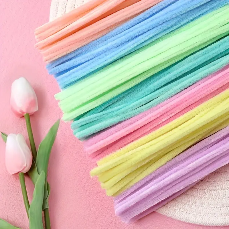 100 Colorful Twist Sticks for Handmade Decoration