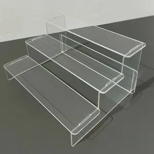 Display shelf with a modern and simple design, a multi-functional display shelf suitable for placing statues and models, which is space-saving and collectible.