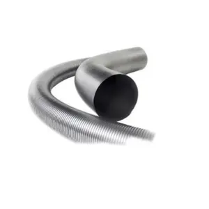 8 in. 316L Hybrid, Smooth-N-Lite & Round Flex Tee Chimney Liner with 22 in. Long TO