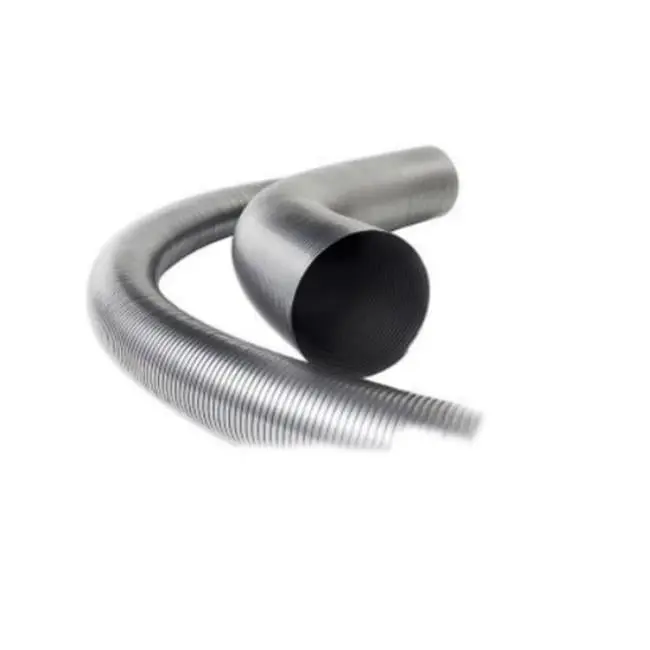 8 in. 316L Stainless Steel Hybrid Chimney Liner - Smooth-N-Lite, Round Flex Tee, 22 in. Long TO, Flexible, Easier Cleaning, Better Draft, More Flexible, 0.010 Inches