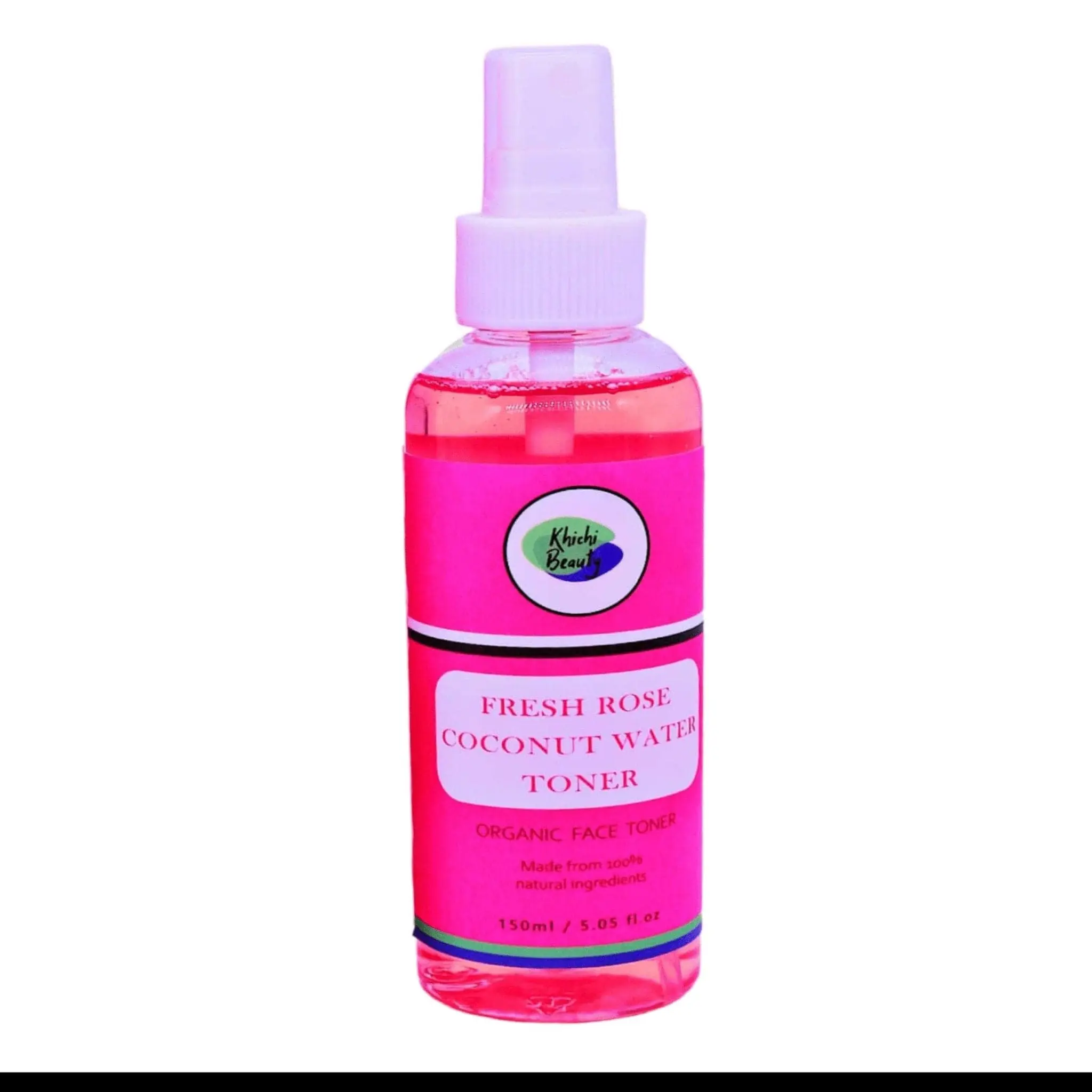 Khichi Beauty Fresh Rose Coconut Water Facial Toner, Soothes and hydrates