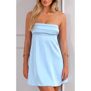 Chantell Blue Mini Dress