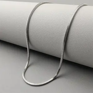 Elegant Silver Snake Chain Necklace – Timeless Style for Every Occasion
