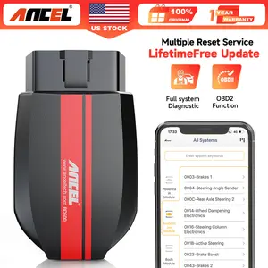 ANCEL BD500 Wireless Car Scanner Fits for VW Audi Skoda Seat VAG Vehicles, Bluetooth OBD2 Scanner Check Engine Code Reader, All Systems EPB/Oil Reset Throttle Learning Automotive Diagnostic Scan Tool