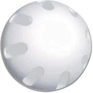 212 MAIN 12-Inch Plastic Curve Softball with Hole, Durable Plastic Construction for Curve Play Practice