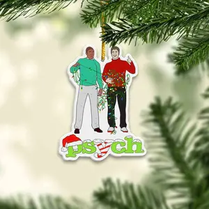 [Arrive After Christmas] Shawn & Gus Psych TV Show Christmas Acrylic Ornament, Gift For Fan, Xmas Gift