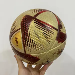 Professional Size 5 Soccer Ball, Official Ball for Youth And Adult Training And Indoor/Outdoor Matches - Classic Golden Birthday Gift, Soccer, Curved Soccer, Perfect Soccer, Soccer Training Equipment, Silent Soccer, Indoor Soccer