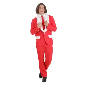 Men's Red Holiday Santa Suit