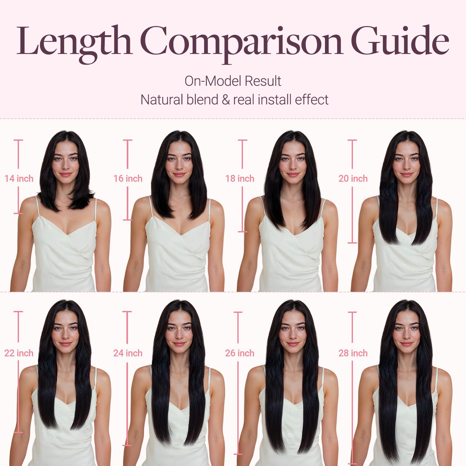 GOOGOO Hair Extensions Clip in Human Hair Natural Straight Easy To Style Soft#Greenish#TikTokShopSpringGlowUp