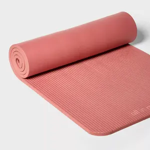 Premium Fitness Yoga Mat 15mm Orange - All In Motion: Nitrile Butadiene Rubber, Aerobics Premium Fitness Yoga Mat 15mm Orange - All In Motion: Nitrile Butadiene Rubber, Aerobics