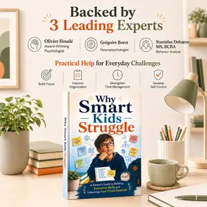 Executive Function Book for Kids, Practical Parent Guide for Focus, Self-Control, Organization, Time Management, Planning, Routines & Study Skills