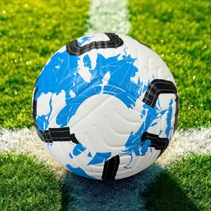 Durable PU Leather Soccer Ball Set Size 5, Perfect Birthday Gift for Boys & Men, Ideal Training & Entertainment Equipment