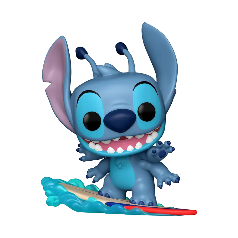Stitch On Surfboard #1594 Funko Pop! Comic Con Exclusive