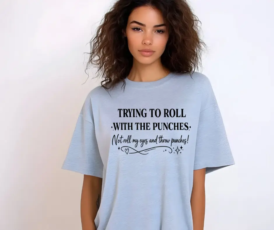 Screen Print-  Rolling With The Punches (Pack of 4)
