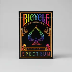 Bicycle Playing Cards Spectrum Deck - Magical World's 1st True Rainbow Design, Performance-Enhanced, Cardistry-Friendly for Card Game Enthusiasts