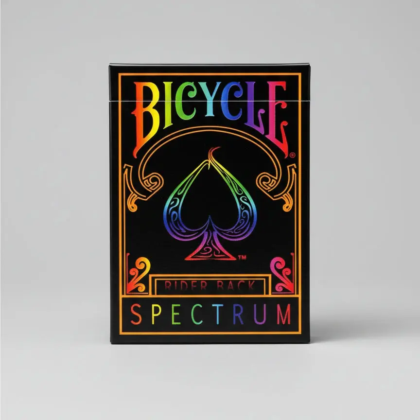 Bicycle Playing Cards Spectrum Deck - Magical World's 1st True Rainbow Design, Performance-Enhanced, Cardistry-Friendly for Card Game Enthusiasts, Deck Of Cards