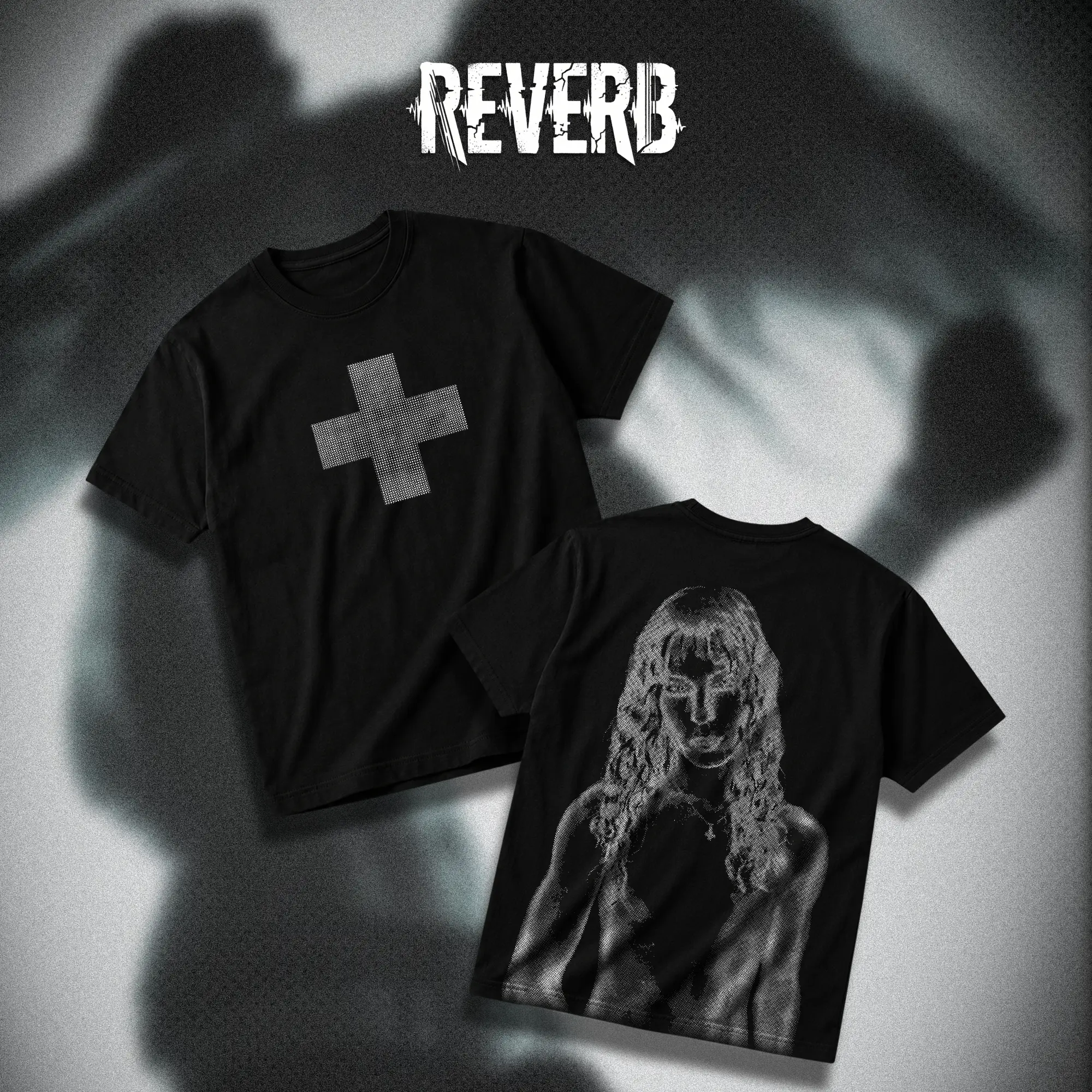 [REVERB] Comfort Colors 2hollis 2 Cross Star T-Shirt, Y2K Streetwear Halftone Photo Tee, Alternative Music Graphic Shirt, Fan Tribute Merch