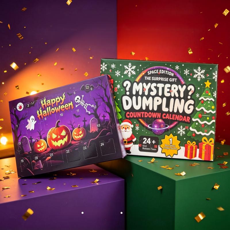 Halloween and Christmas Squishy Advent Calendar